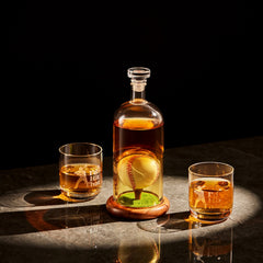 Baseball Decanter Set