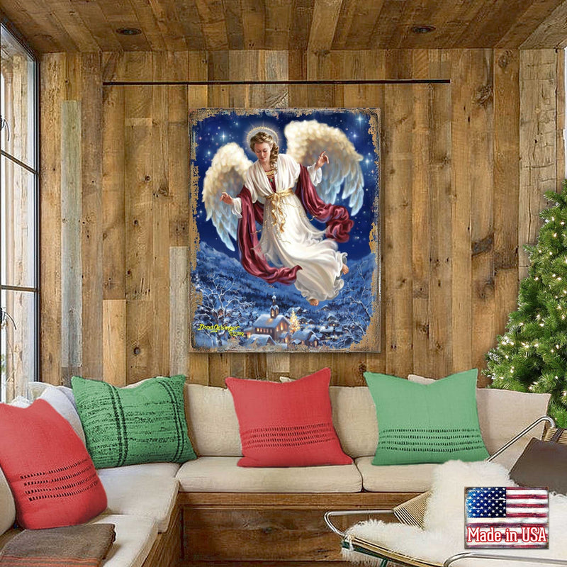 Peace On Earth Wooden Wall Art by D. Gelsinger - Nativity Holiday Décor - 95663B08