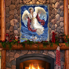 Peace On Earth Wooden Wall Art by D. Gelsinger - Nativity Holiday Décor - 95663B08