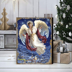 Peace On Earth Wooden Wall Art by D. Gelsinger - Nativity Holiday Décor - 95663B08