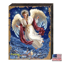 Peace On Earth Wooden Wall Art by D. Gelsinger - Nativity Holiday Décor - 95663B08
