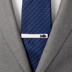 Fishing Cut-Out Hidden Message Tie Bar