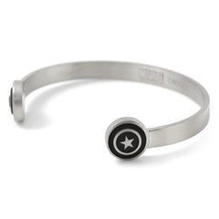 Marvel Captain America Stainless Steel Cuff Bracelet