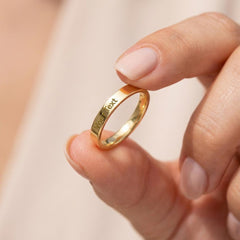 Custom Engraved Women's Ring