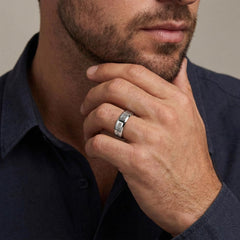 Custom Engraved Men"s Ring