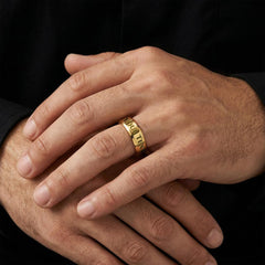 Custom Engraved Men"s Ring