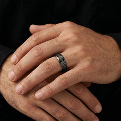 Custom Engraved Men"s Ring
