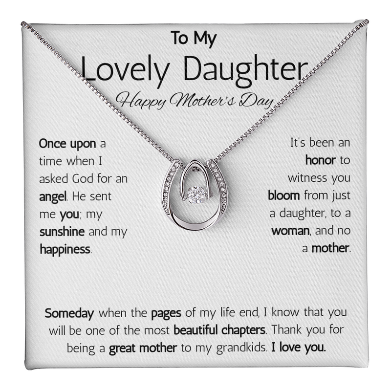 Lucky in Love Necklace - To My Lovely Daughter