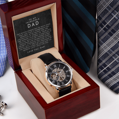 To My Incredible Dad - Openwork Watch