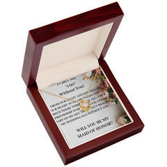 MAID OF HONOR PROPOSAL NECKLACE