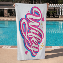 "Wifey" Beach/Pool Towel