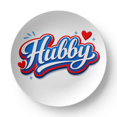 "Hubby" Dinner Plate