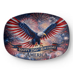 Patriotic Eagle America 250th platter