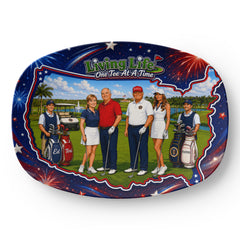 Ed and Tori golfing with Potus and Flotus