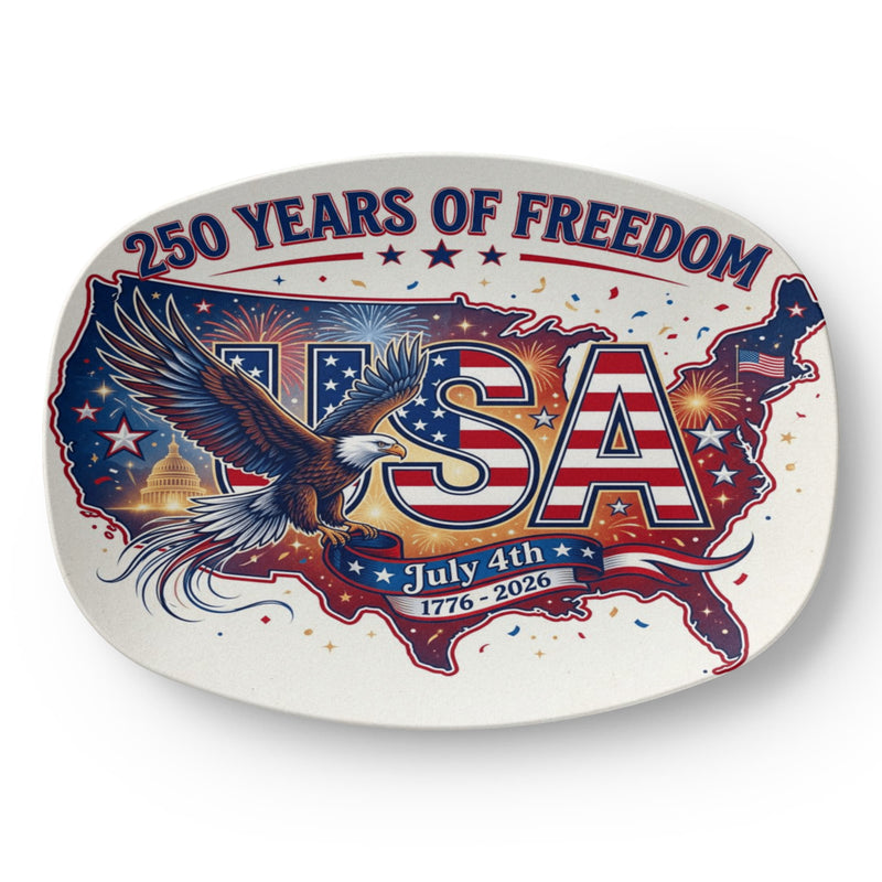USA 250 Years of Freedom Platter