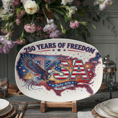 USA 250 Years of Freedom Platter