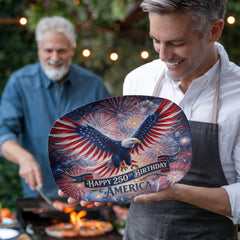 Patriotic Eagle America 250th platter