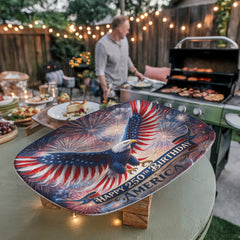 Patriotic Eagle America 250th platter