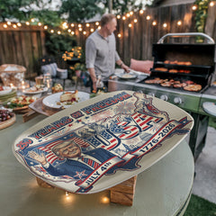 President Trump 250th  4th of July Platter
