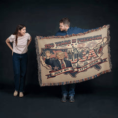President Trump USA 250 Throw