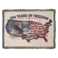 USA Eagle 250 years Throw