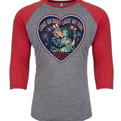 Vintage Red/ Premium Heather - 6051 - FRONT
