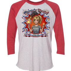 Vintage Red/ Heather White - 6051 - FRONT