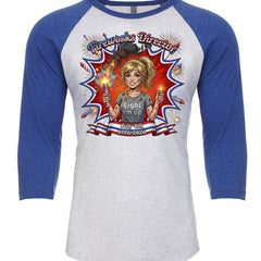 Vintage Royal/ Heather White - 6051 - FRONT