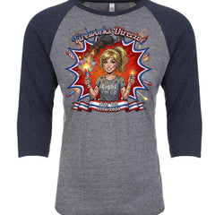 Vintage Navy/ Premium Heather - 6051 - FRONT
